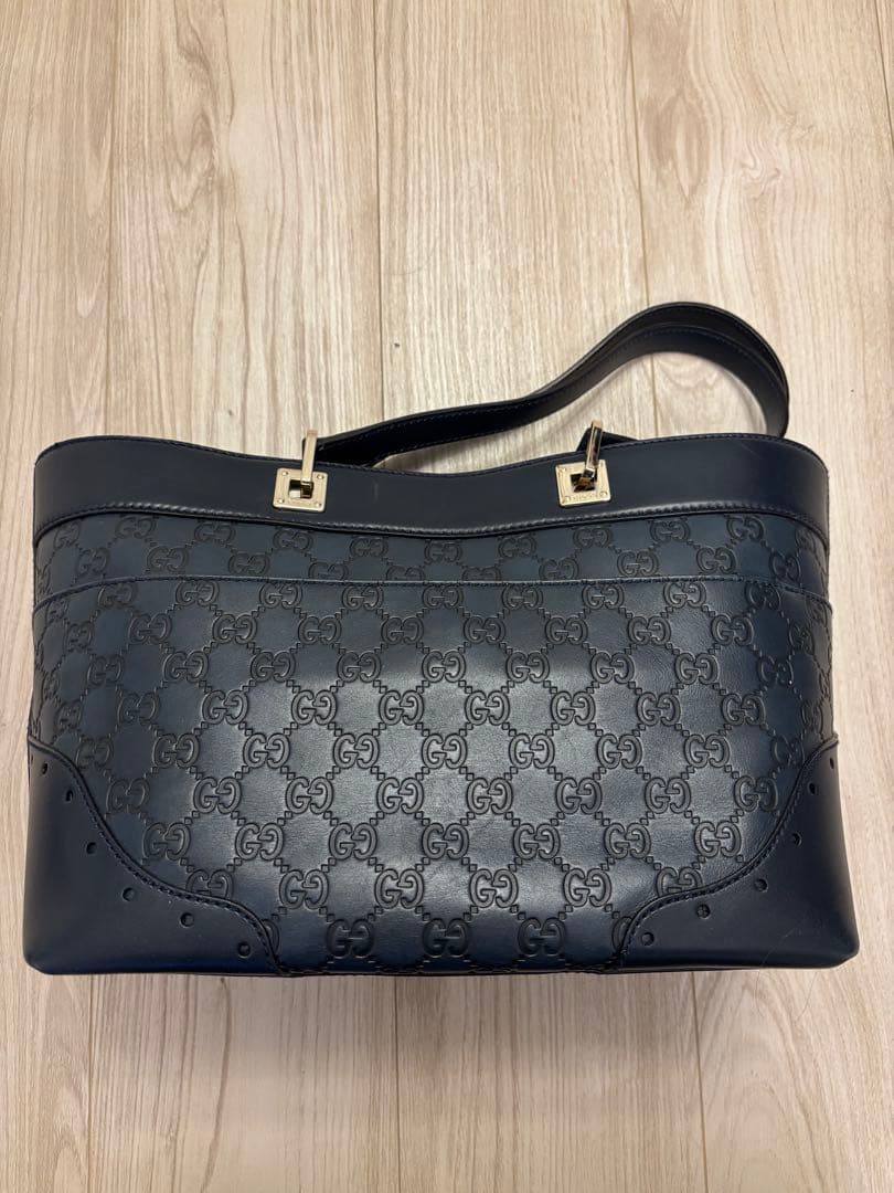 GUCCI ホースビット145993 ネイビー