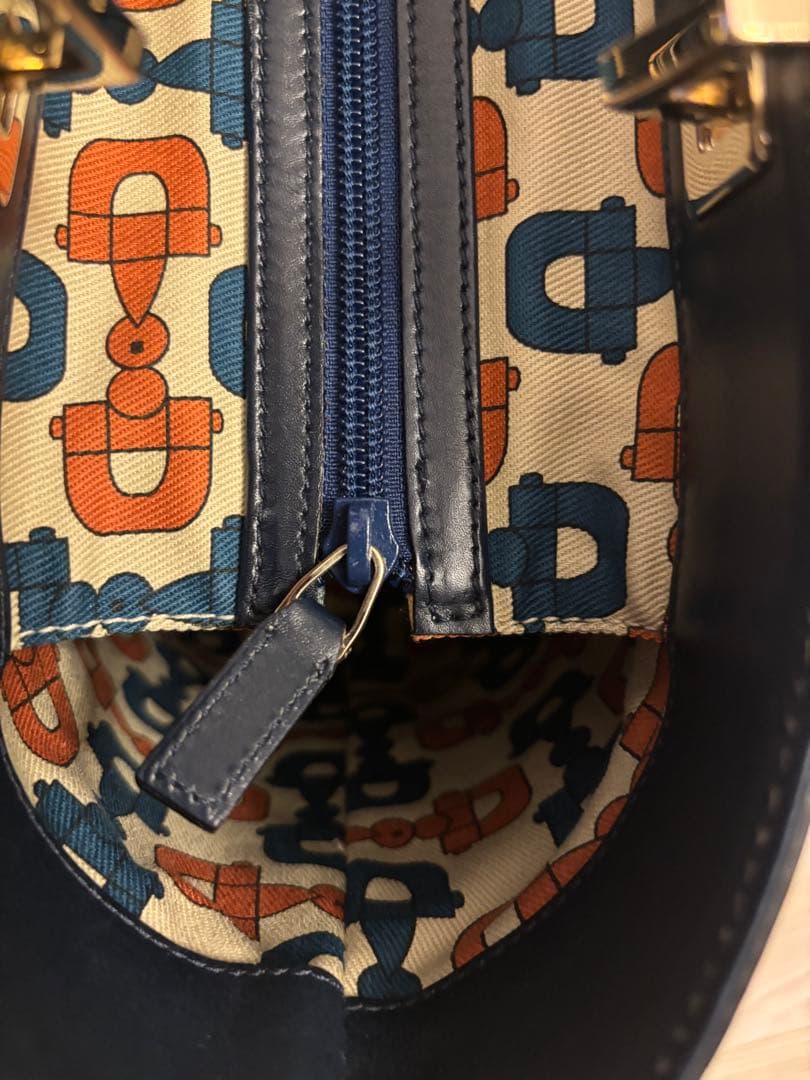 GUCCI ホースビット145993 ネイビー