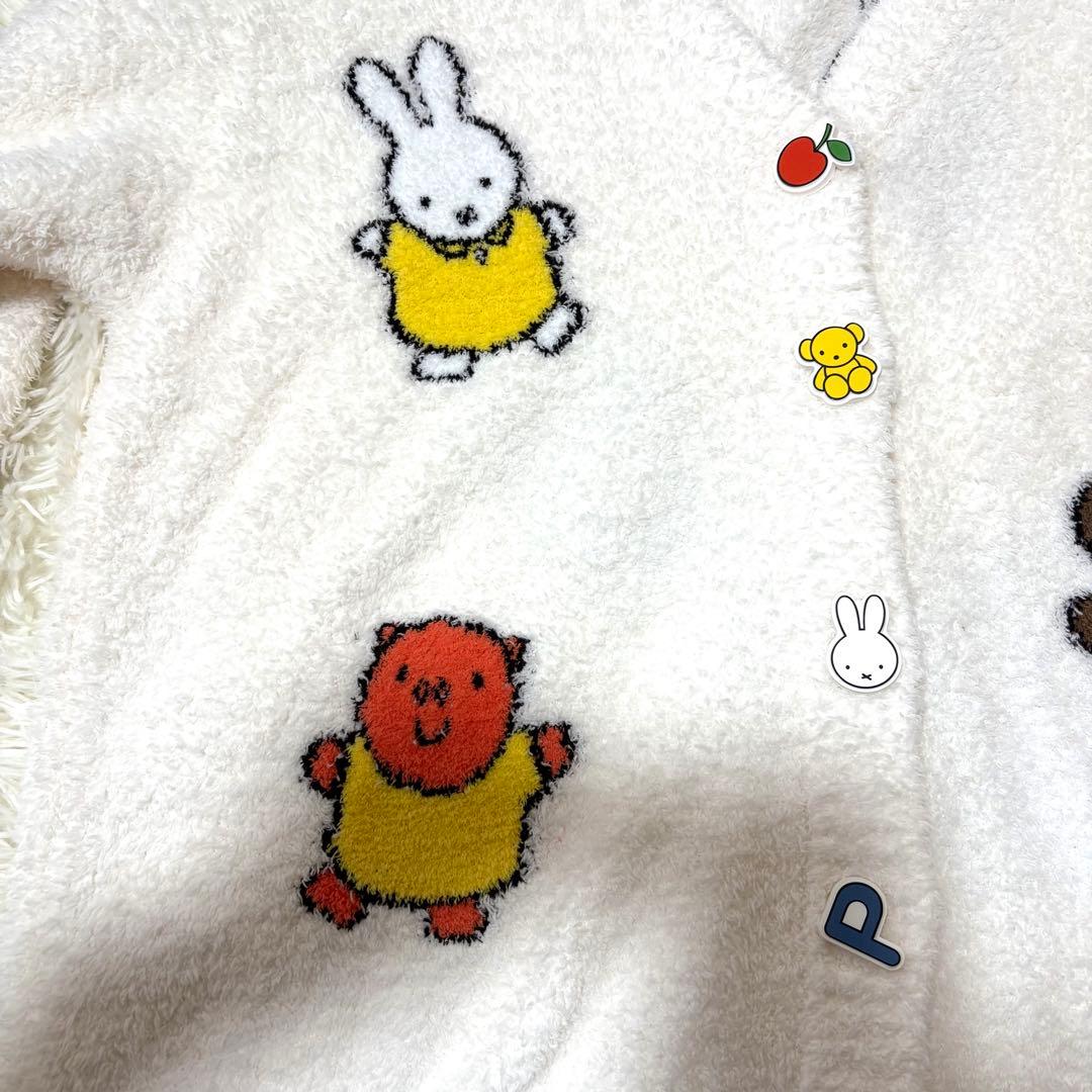 ジェラートピケ ミッフィー カーディガン クリーム M-Lサイズ