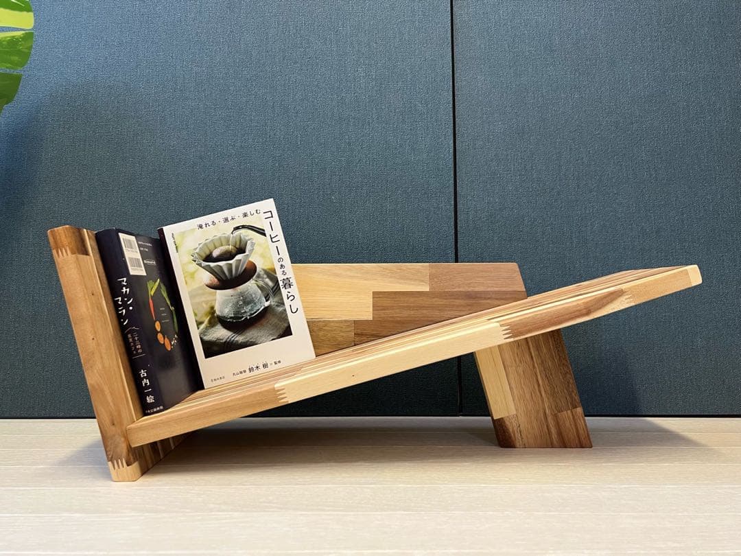 【送料無料】ブックシェルフ アングル形 アカシア 小物置き 234