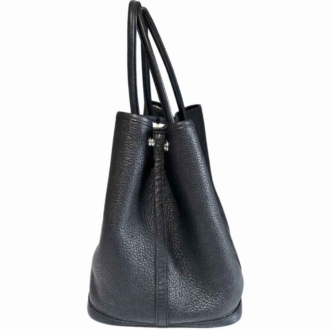 ★美品★★エルメスガーデンパーティPM ネゴンダ ブラック A4収納