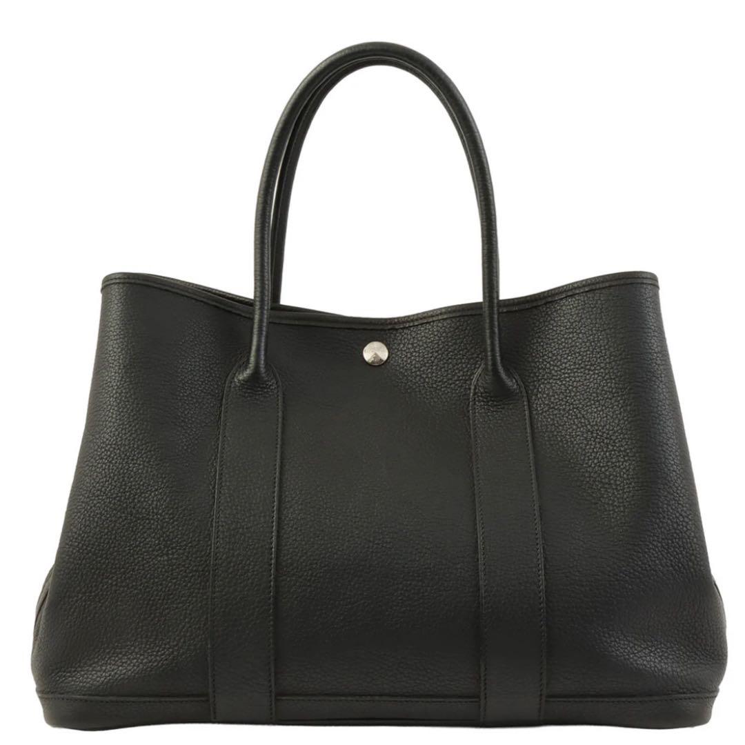 ★美品★★エルメスガーデンパーティPM ネゴンダ ブラック A4収納