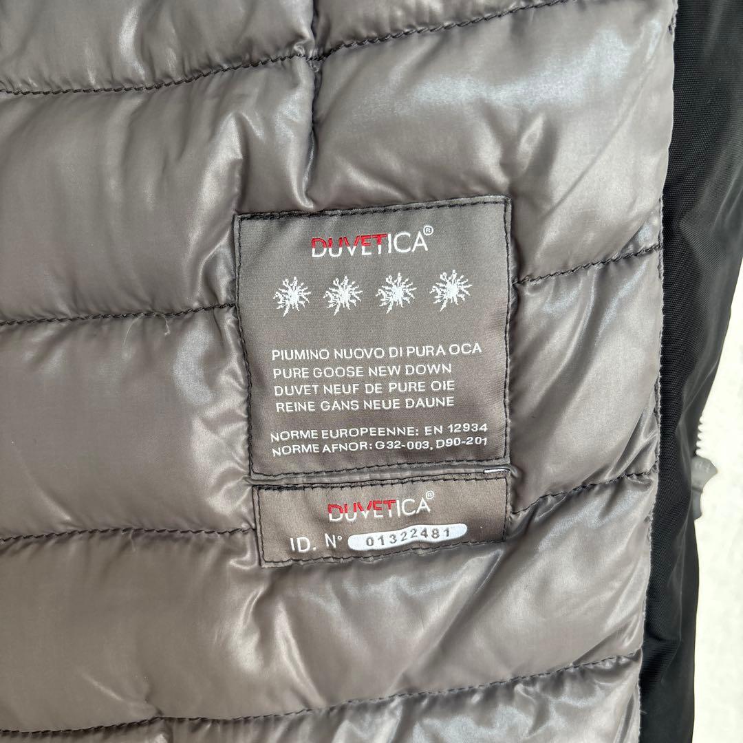 S00390 DUVETICA フォックスファー付きダウンコート ブラック 40