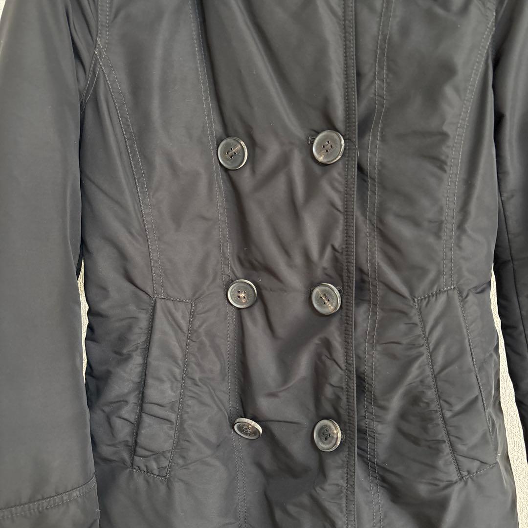 S00390 DUVETICA フォックスファー付きダウンコート ブラック 40