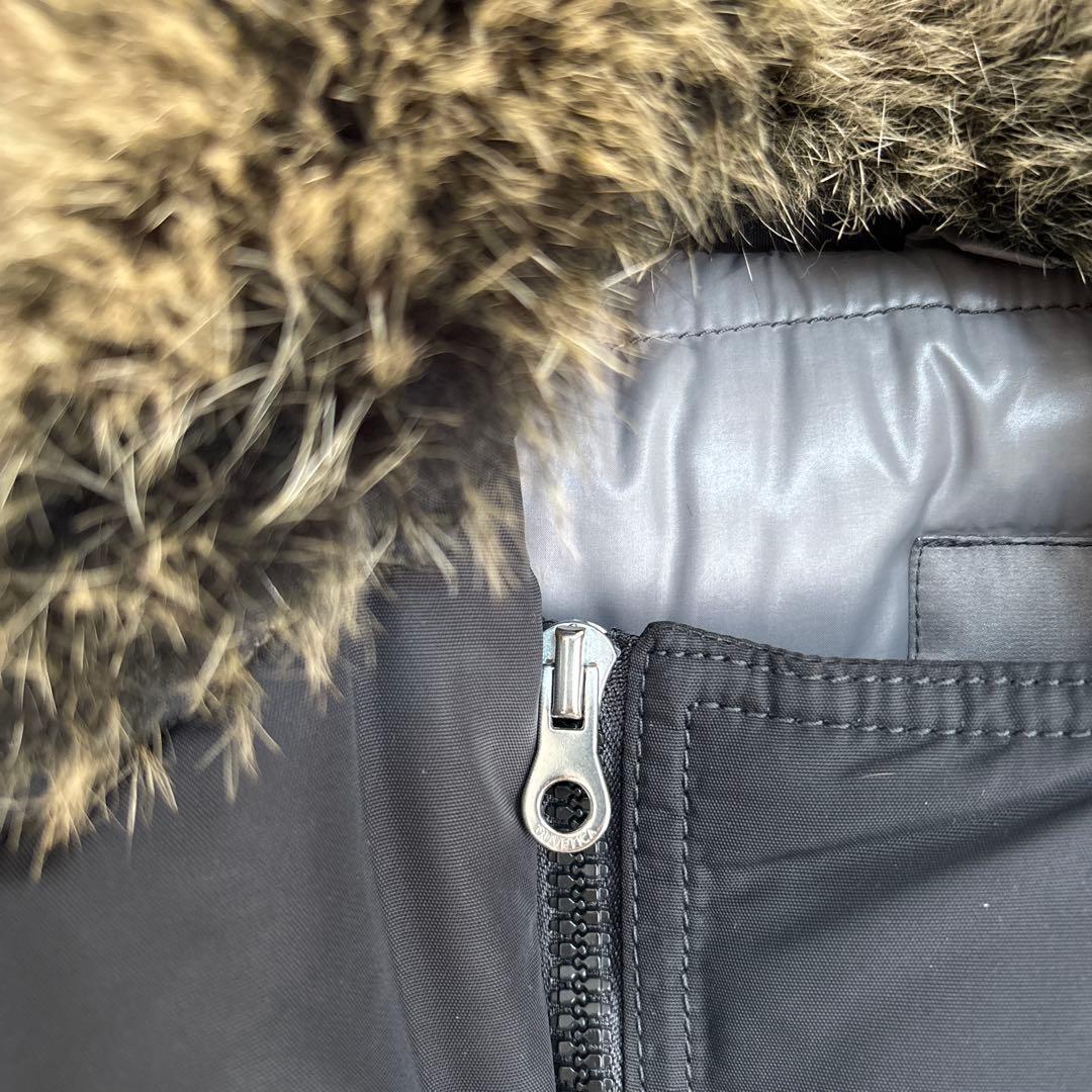 S00390 DUVETICA フォックスファー付きダウンコート ブラック 40