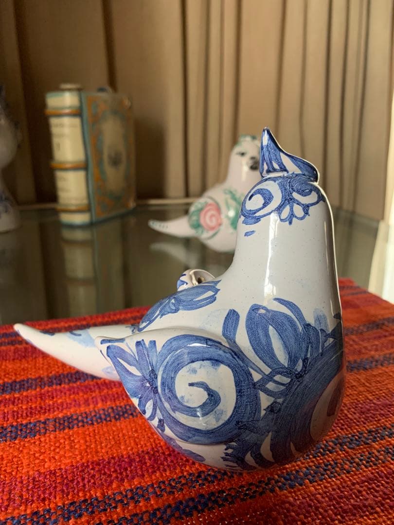 ビヨンヴィンブラッド　激レアビンテージスタジオ手書きオーナメントバード2羽セット