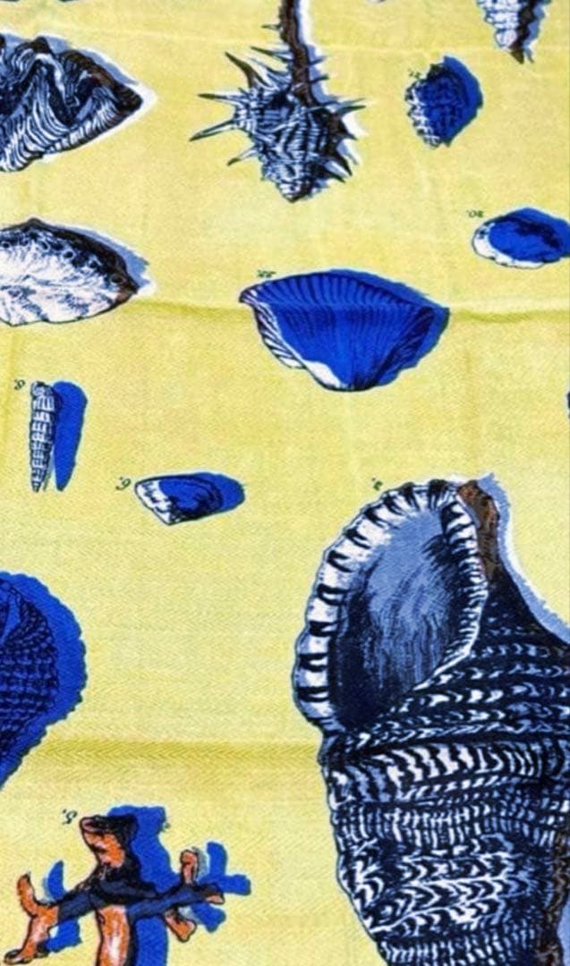 ファイナルセール新品manipuri シェル リネンコットンシルク ストール