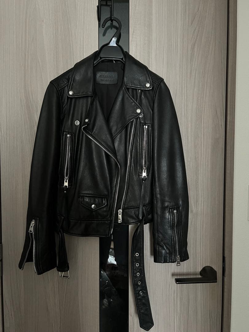 ALLSAINTS ブラック ライダースジャケット