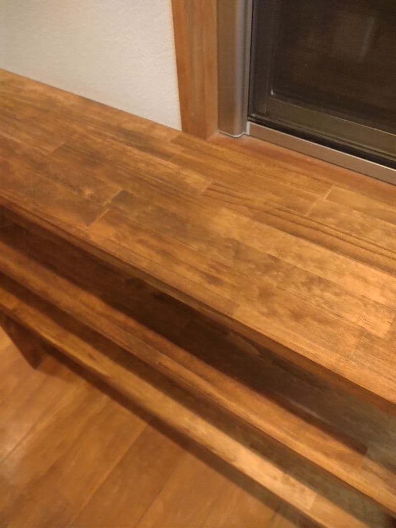 木製　ハンドメイド　オーダー　3段ラック　シェルフ　棚　本棚　マガジンラック