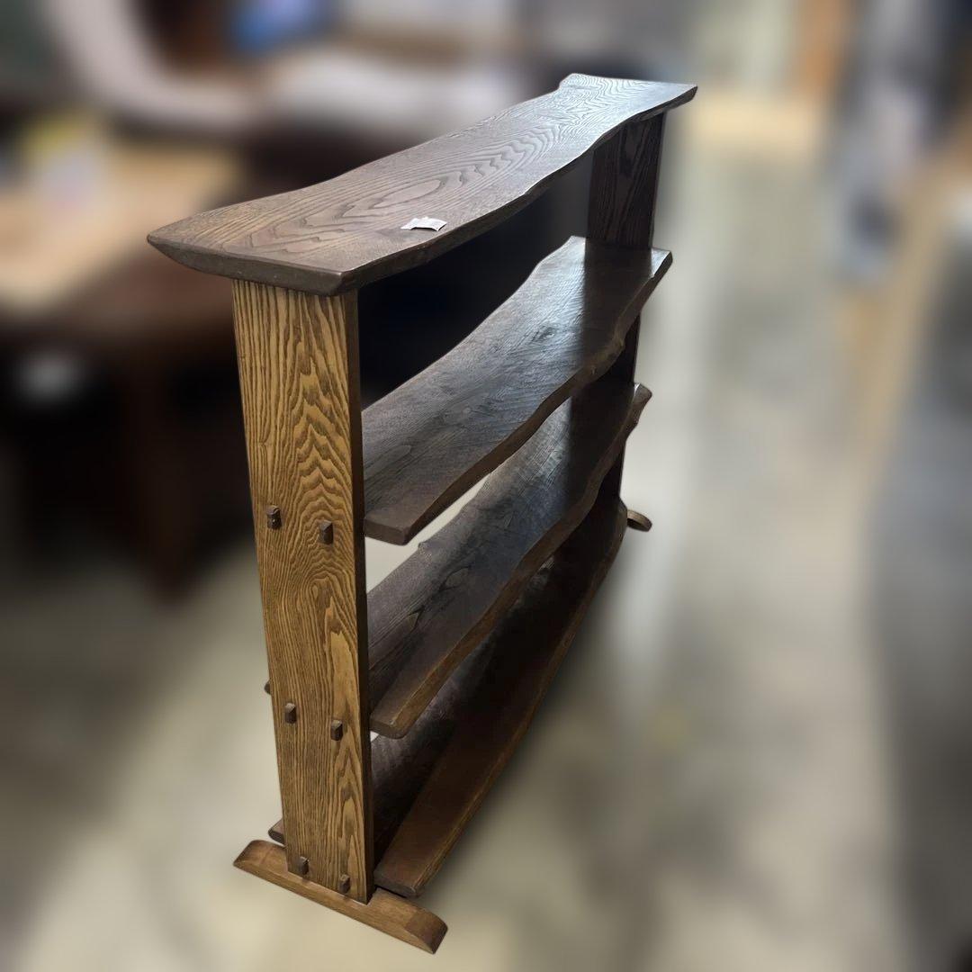 3段ラック◆無垢材◇一点物◇ウッドシェルフ