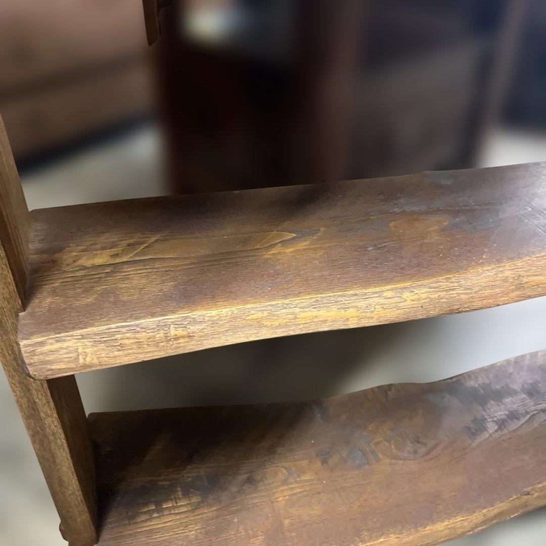 3段ラック◆無垢材◇一点物◇ウッドシェルフ