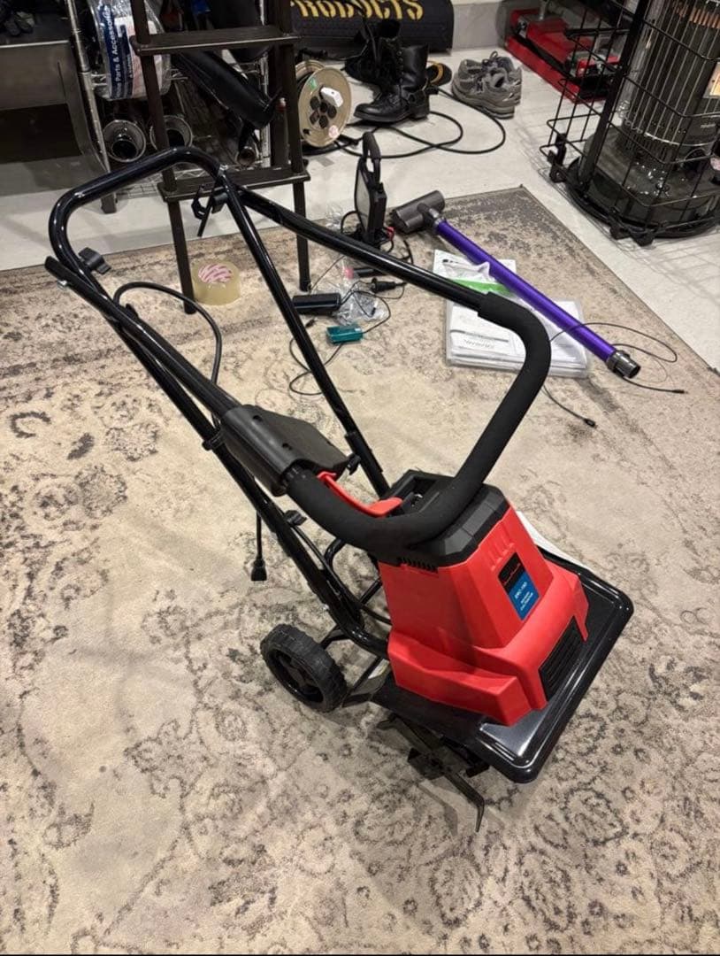 ナカトミ　電気式耕運機　耕うん機 1050W