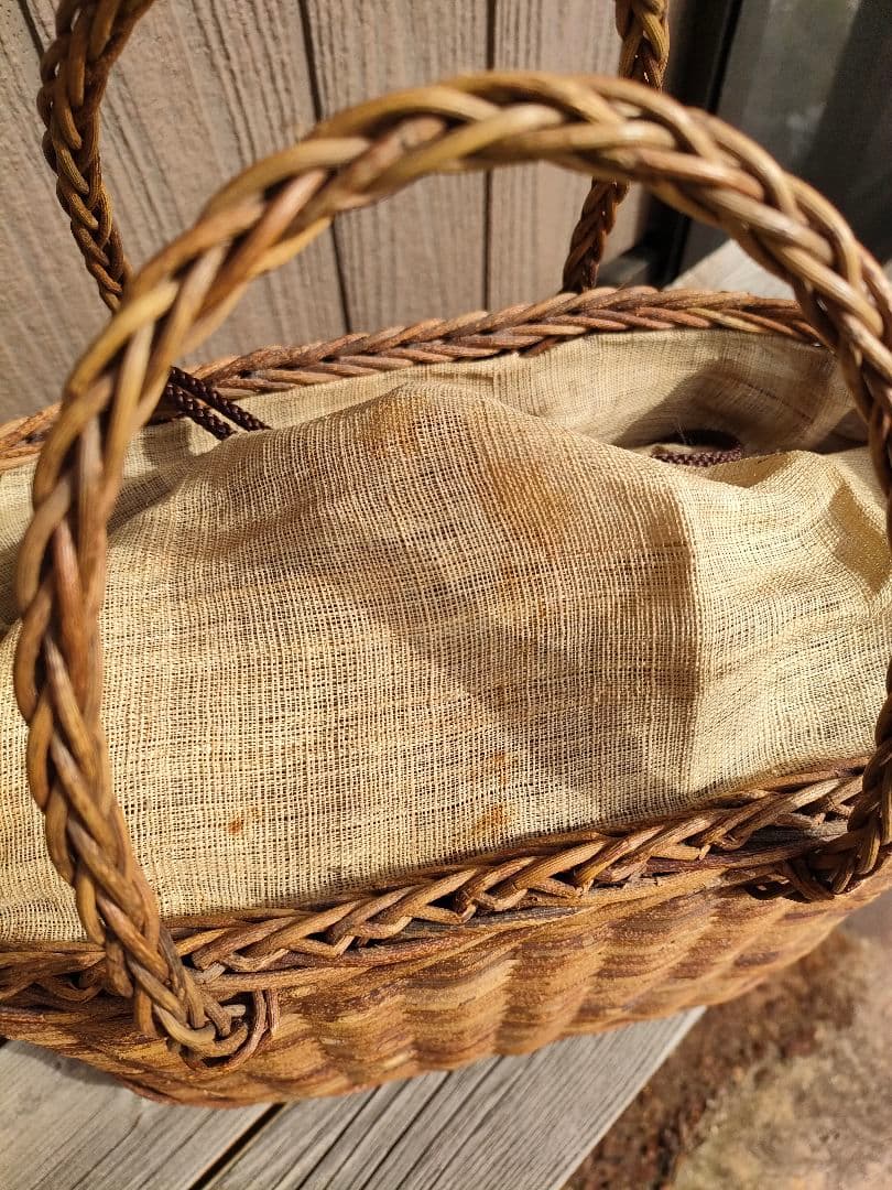 あけびのかごバッグ 内布巾着付き