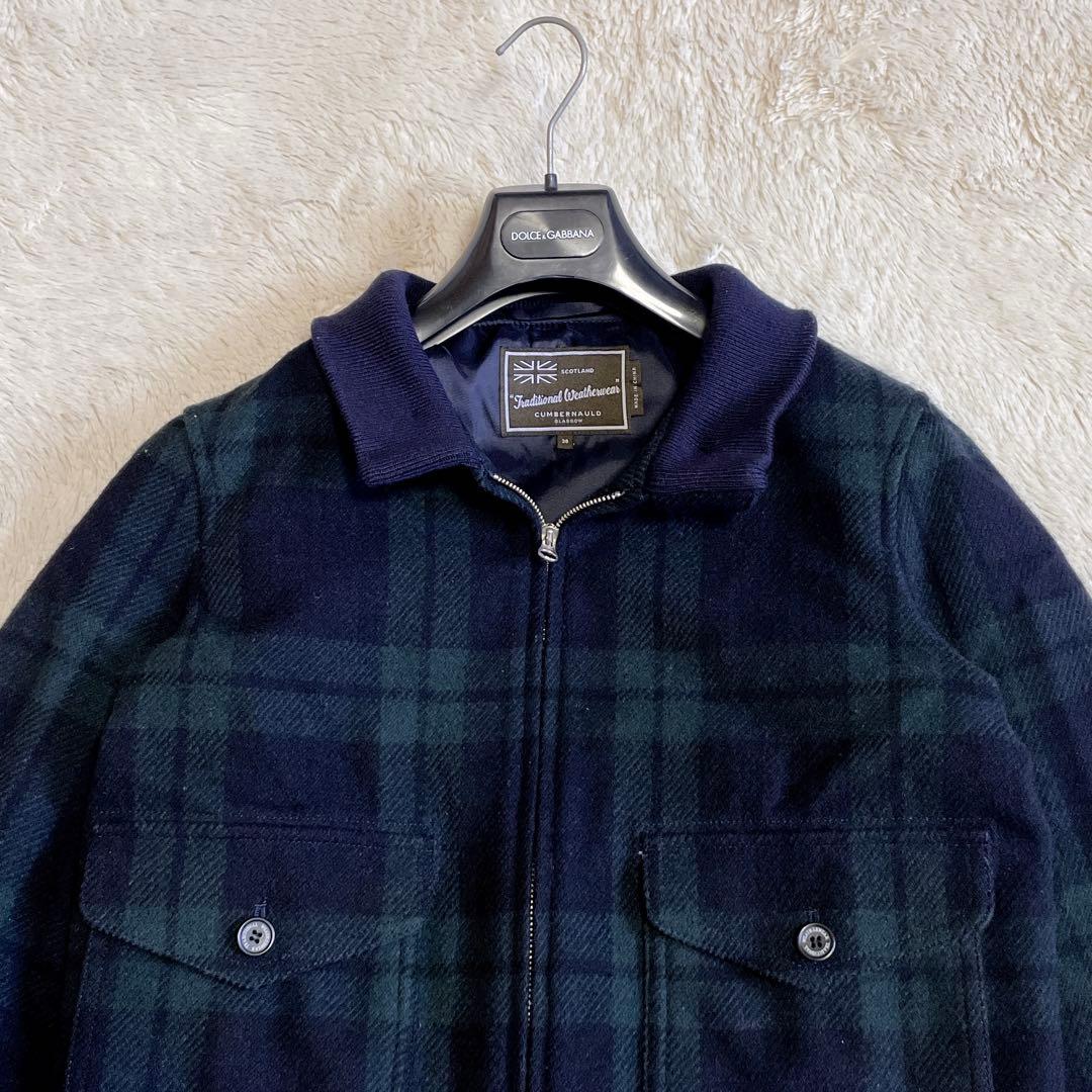 美品 トラディッショナル ウェザーウェア ブラックウォッチ スイングトップ