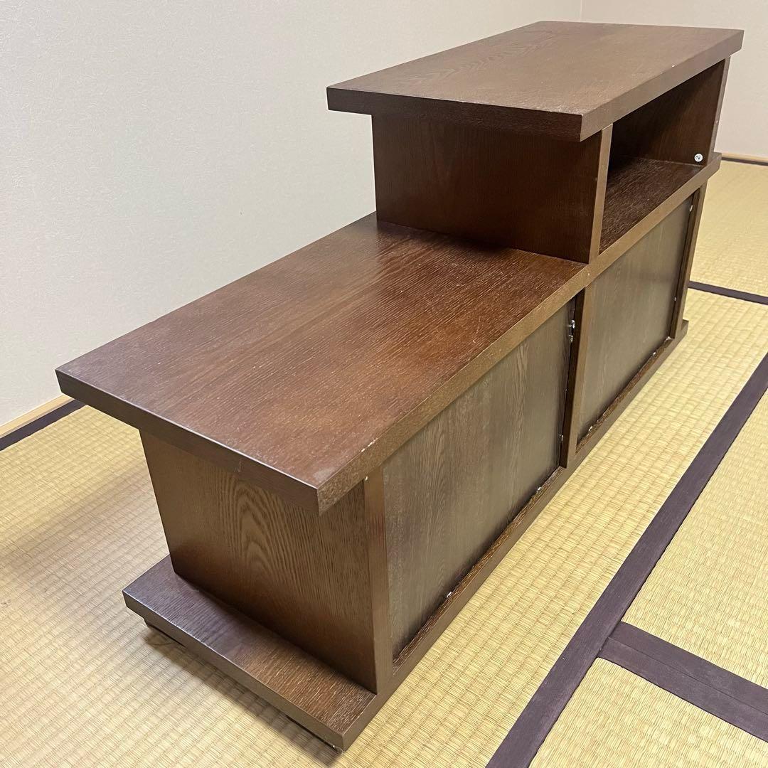 和風　木製テレビ台　幅90 レトロ　茶室　キャビネット