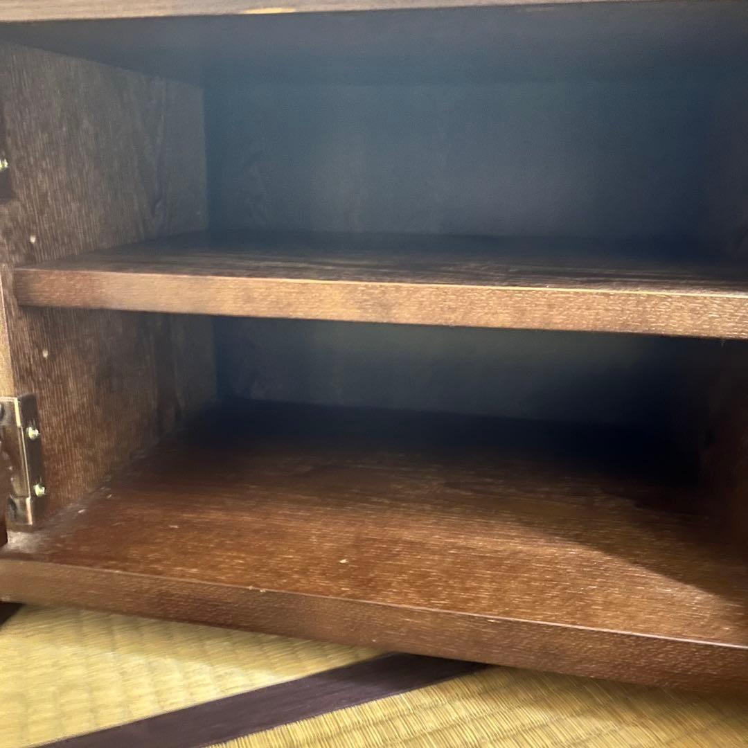 和風　木製テレビ台　幅90 レトロ　茶室　キャビネット