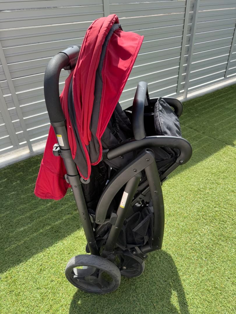Joie ダブルベビーカー 黒/赤