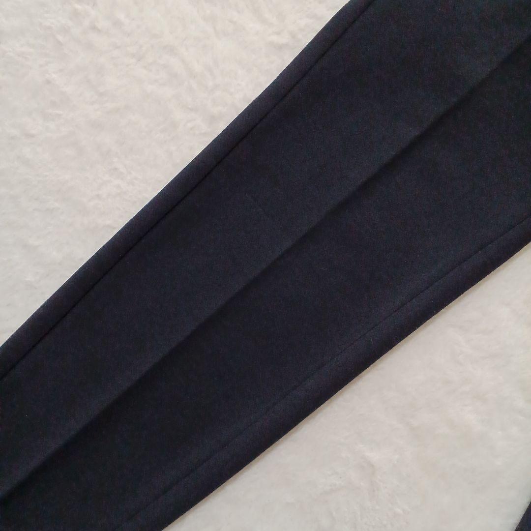 洗える！PLST プラステ ノーカラージャケット パンツ 　ネイビー