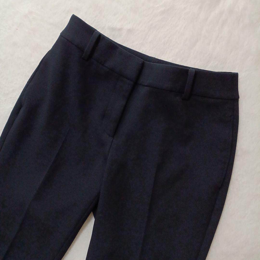 洗える！PLST プラステ ノーカラージャケット パンツ 　ネイビー