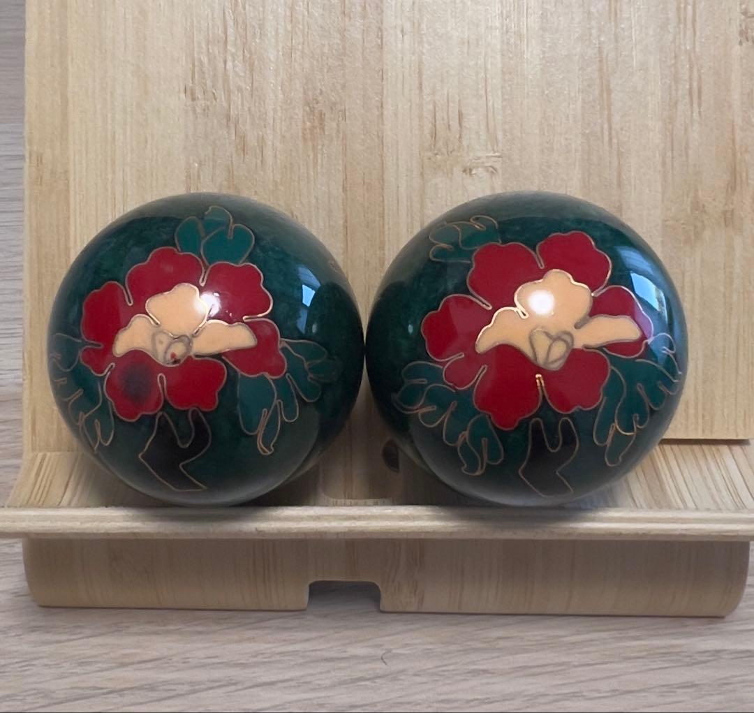 【 如意宝珠な縁起物 希少逸品】銀座ギャラリー購入 不思議な音を奏でる「音玉」