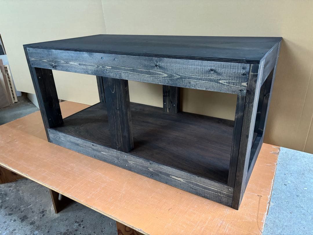 水槽台120用　補強柱付