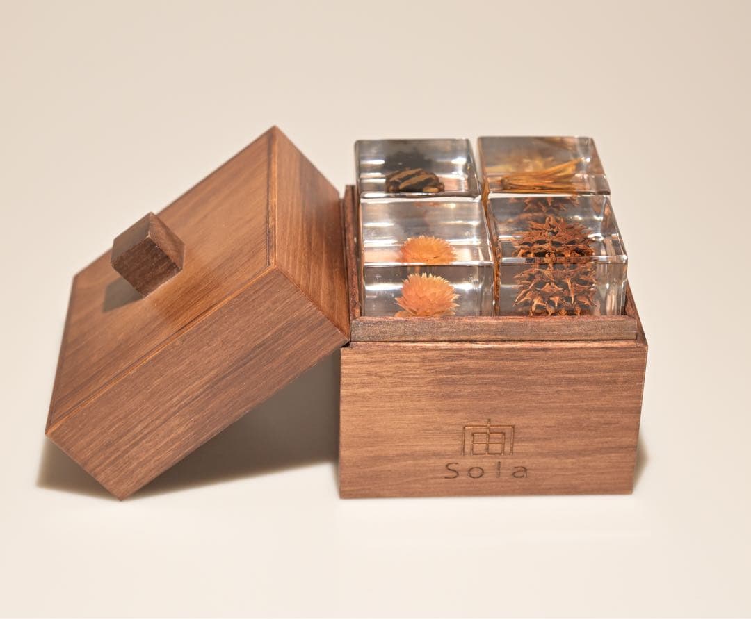 ソラキューブ sola cube 宙 木箱セット 8個