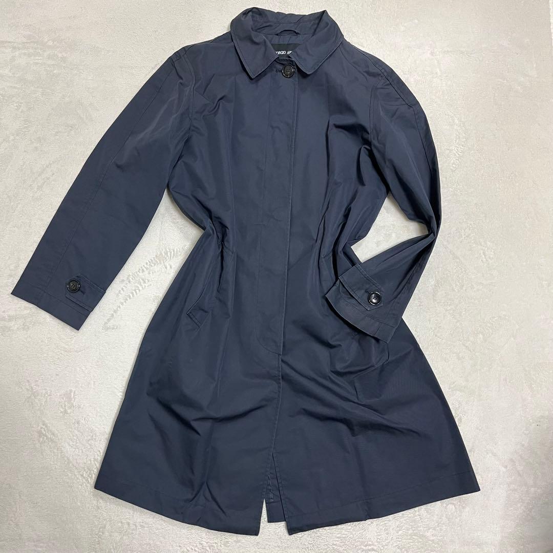 GIORGIO ARMANI ジョルジオ アルマーニ ステンカラーコート 40