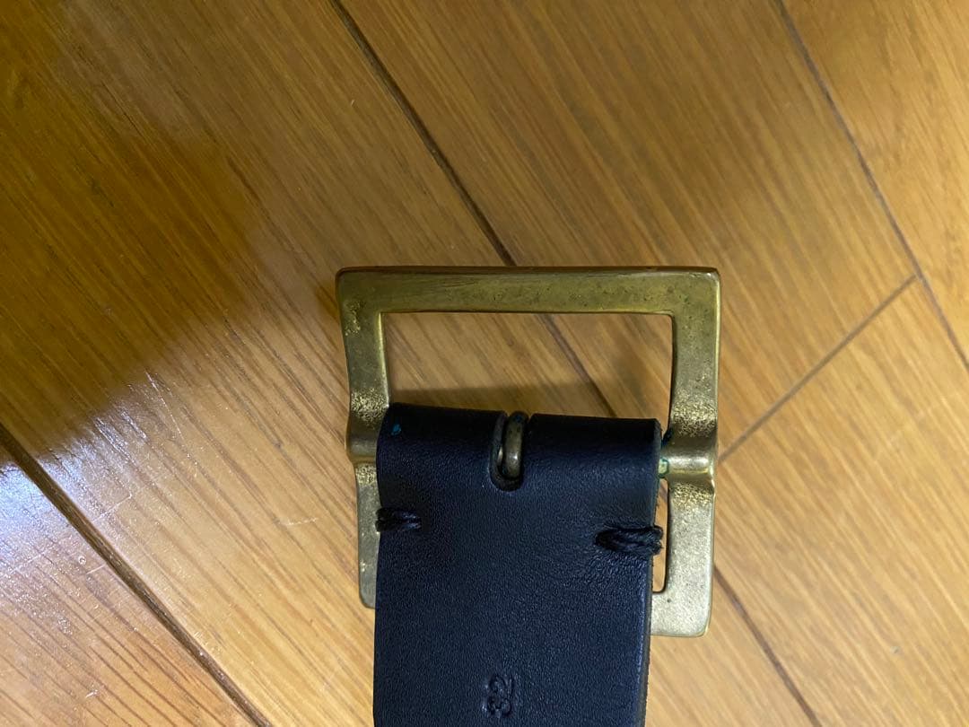 visvim PLAIN BELT 40mm W32 ブラック