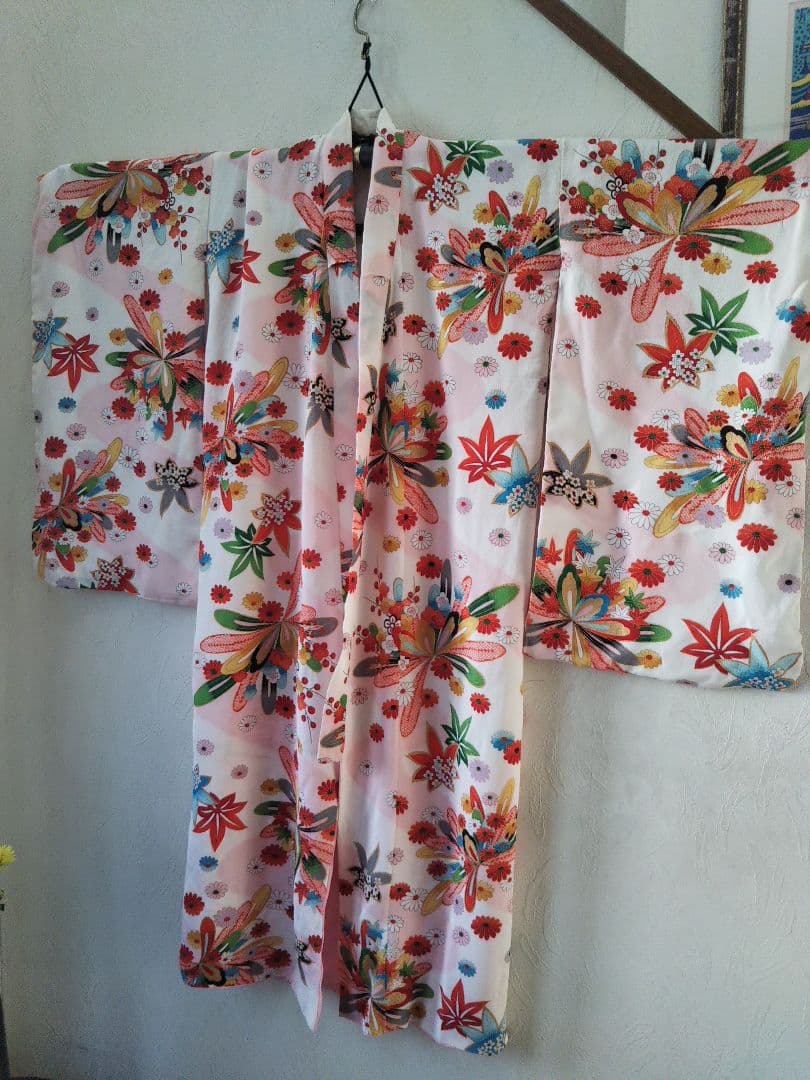 本洗い済み正絹着物(No.51)七五三