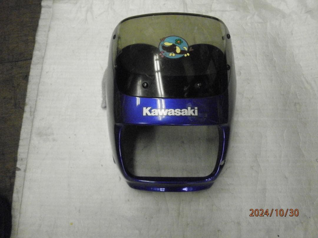 ZRX400 純正 アッパーカウルセット メーターバイザー
