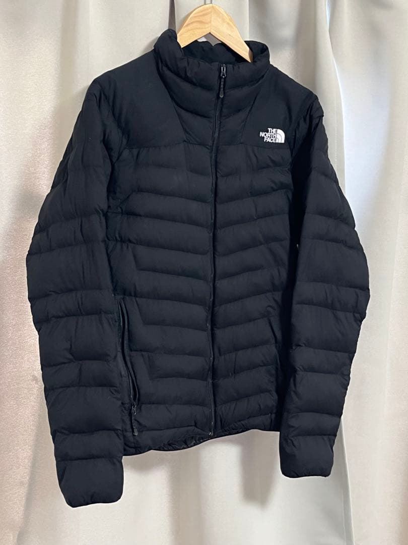 ノースフェイス サンダージャケット　L サイズ　ブラック　黒　ダウンジャケット