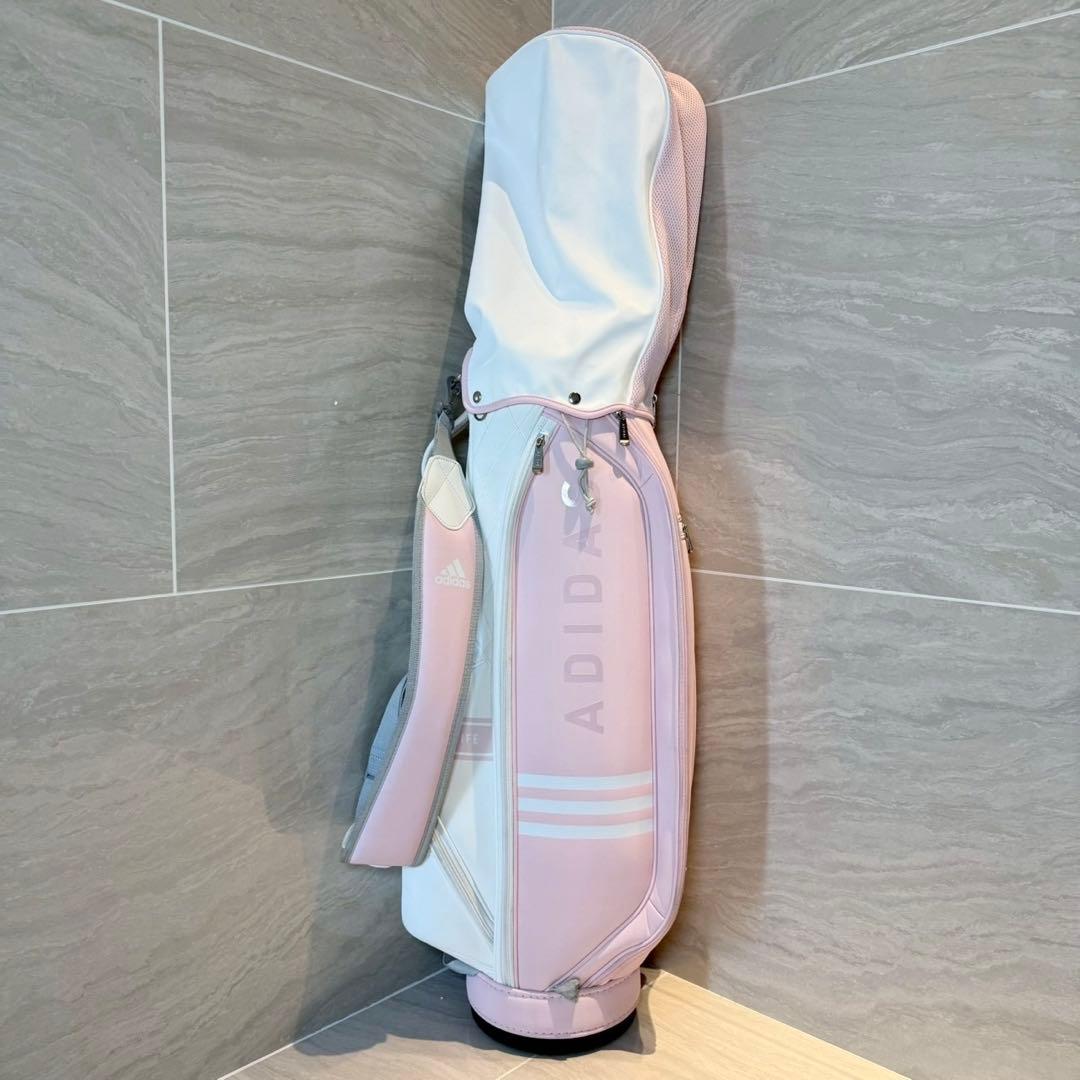 ADIDAS スリーストライプ　キャディバッグ