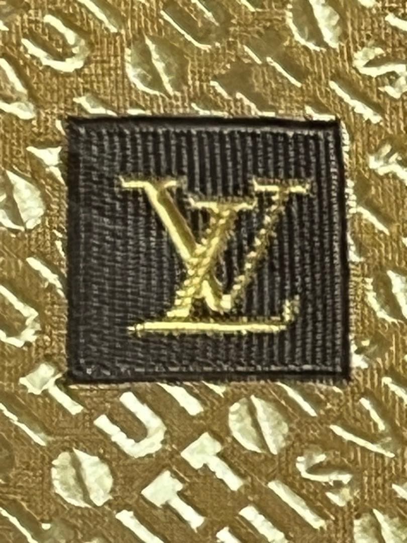 LOUIS VUITTON ゴールド モノグラム ネクタイ