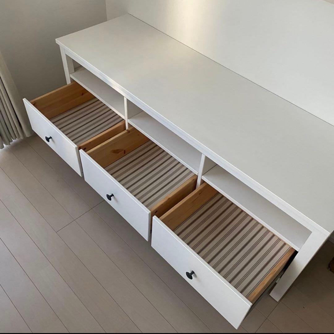 IKEA HEMNES テレビボード ホワイト