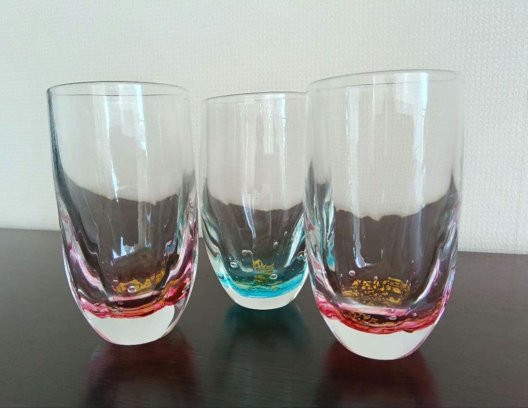 黒木国昭　綾工房　グラス3点セット