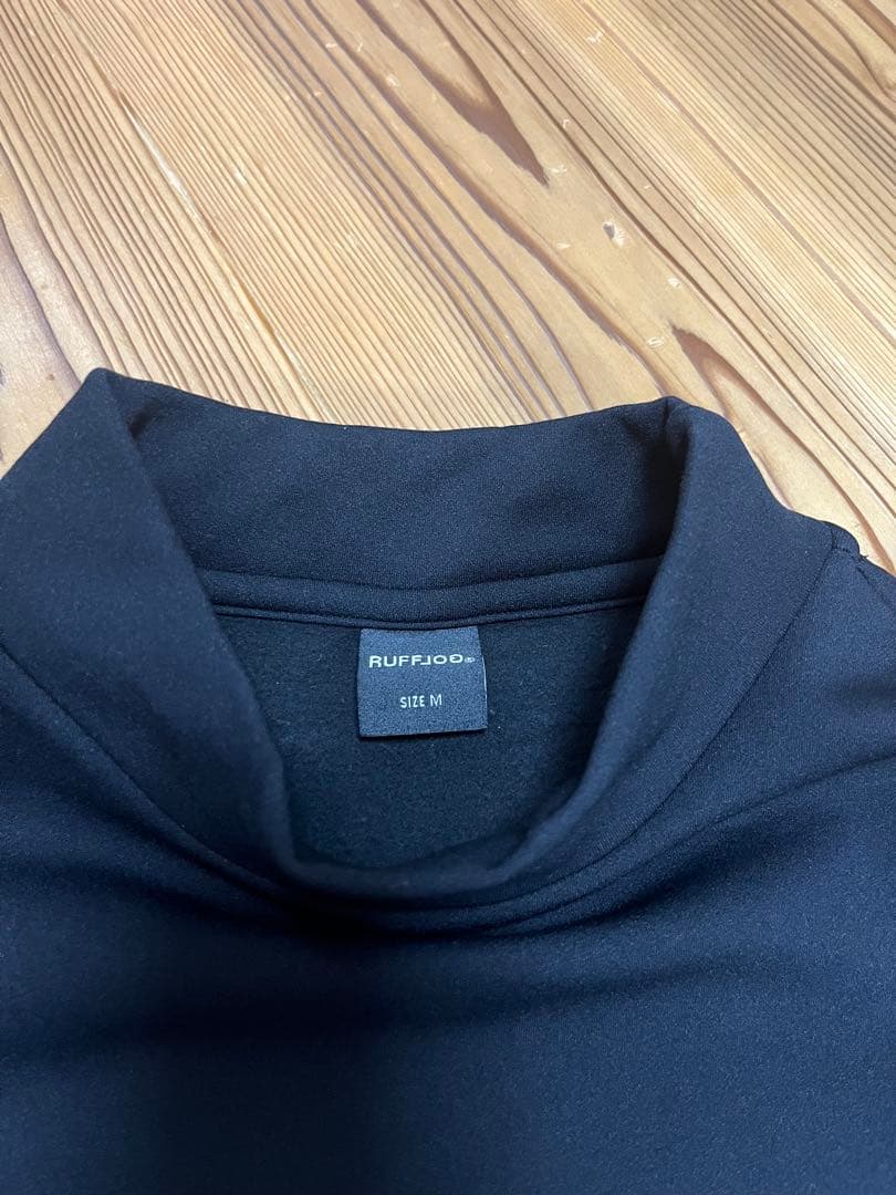 メンズウェア RUFFLOG MOCK NECK SWEAT BLACK