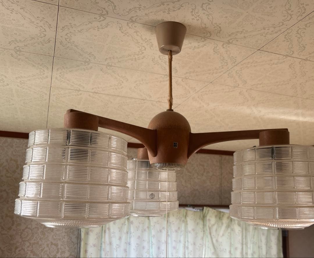 希少！　昭和レトロ 3灯シャンデリア