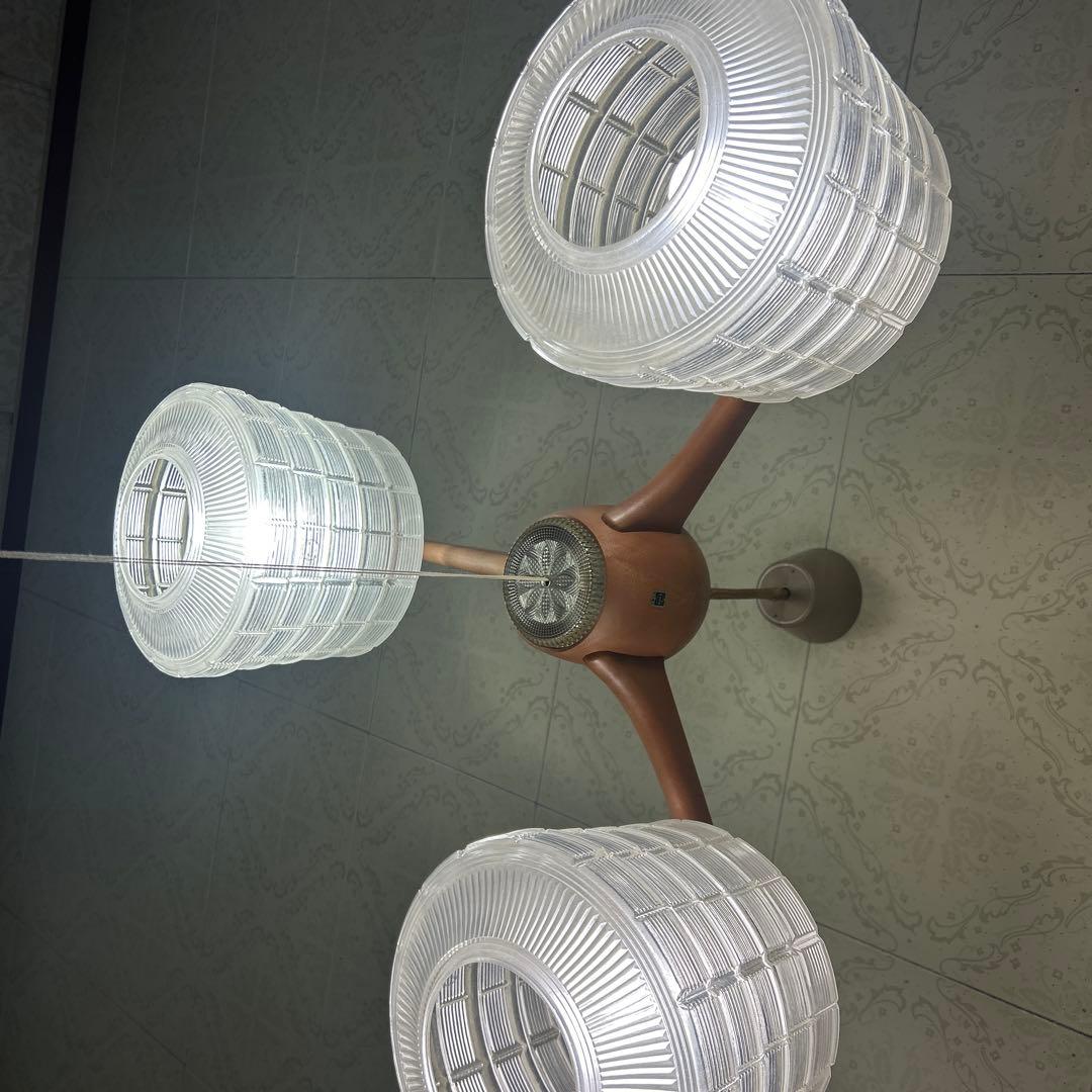 希少！　昭和レトロ 3灯シャンデリア