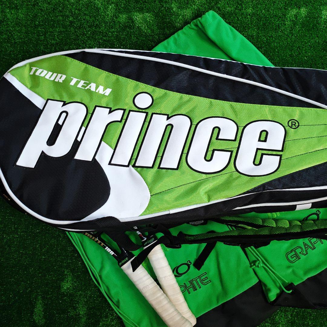 ぱ*ー様 Prince EXO3 Graphite 100T とラケットバッグ