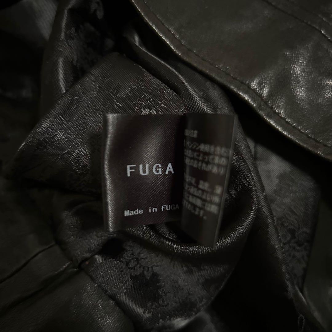 ジャケット・アウター 00s FUGA Zip Design Leather Jacket y2k