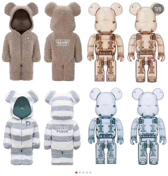 GELATO PIQUE × BE@RBRICK 1000％ ベージュ