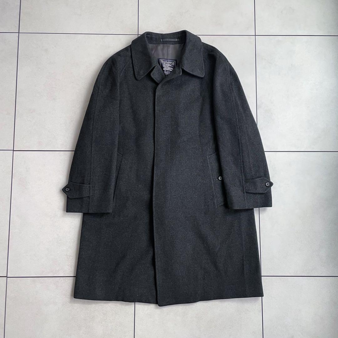 【Burberry】ビンテージ ウール ステンカラーコート