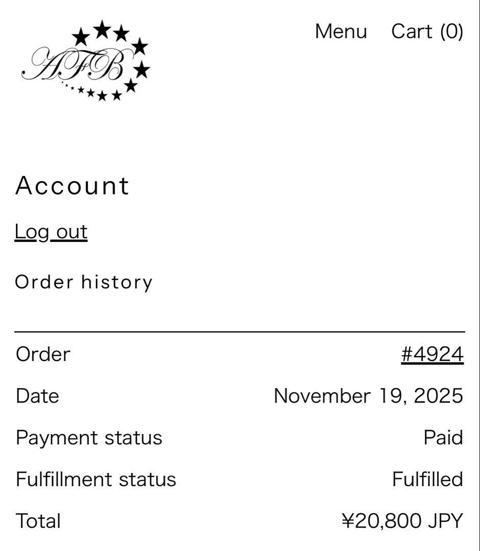 小物 AFB LOGO BUCKLE BELT