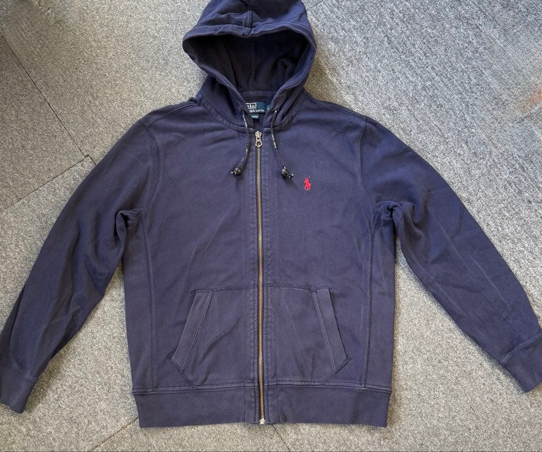Polo by Ralph Lauren ジップパーカー ネイビー Lサイズ