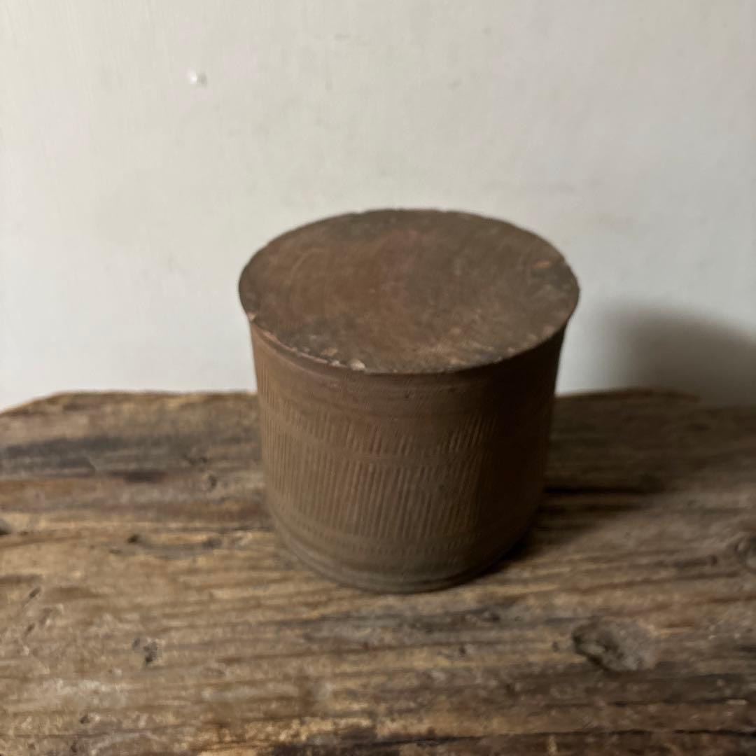 南蛮縄簾水指　茶道具　古民芸　骨董　古道具　アンティーク　方丈唯心　検:李朝