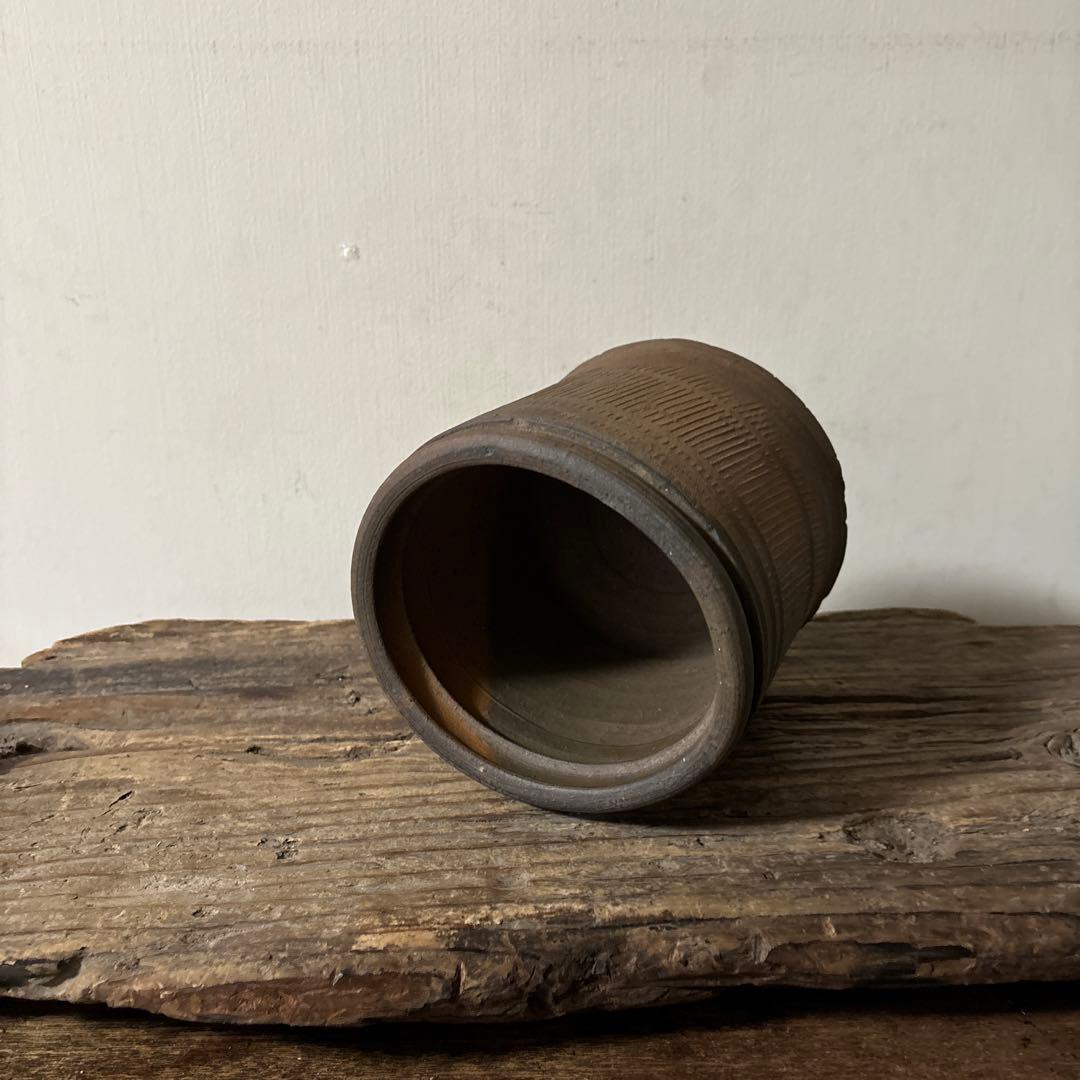 南蛮縄簾水指　茶道具　古民芸　骨董　古道具　アンティーク　方丈唯心　検:李朝