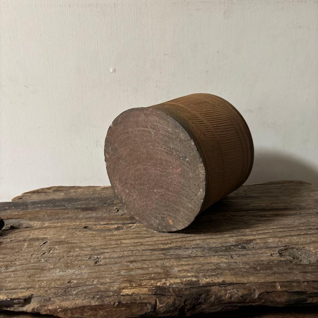 南蛮縄簾水指　茶道具　古民芸　骨董　古道具　アンティーク　方丈唯心　検:李朝