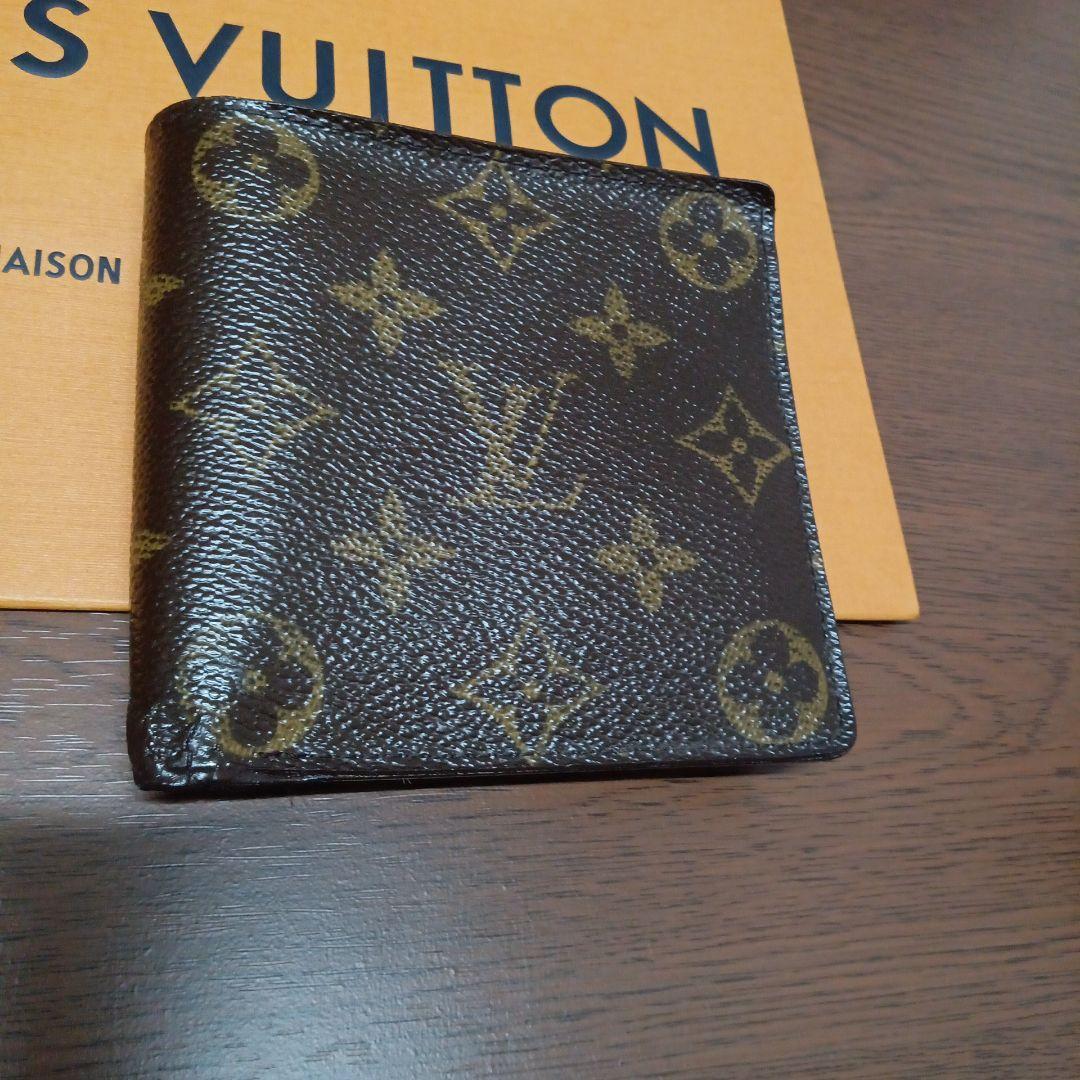 ルイ・ヴィトン。訳あり良品、モノグラム、ポルト、フォイユ、マルコ折り財布