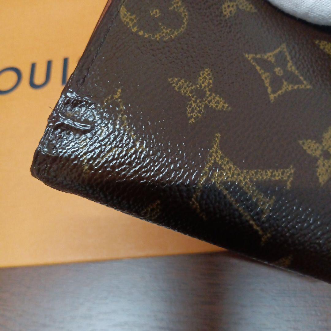 ルイ・ヴィトン。訳あり良品、モノグラム、ポルト、フォイユ、マルコ折り財布