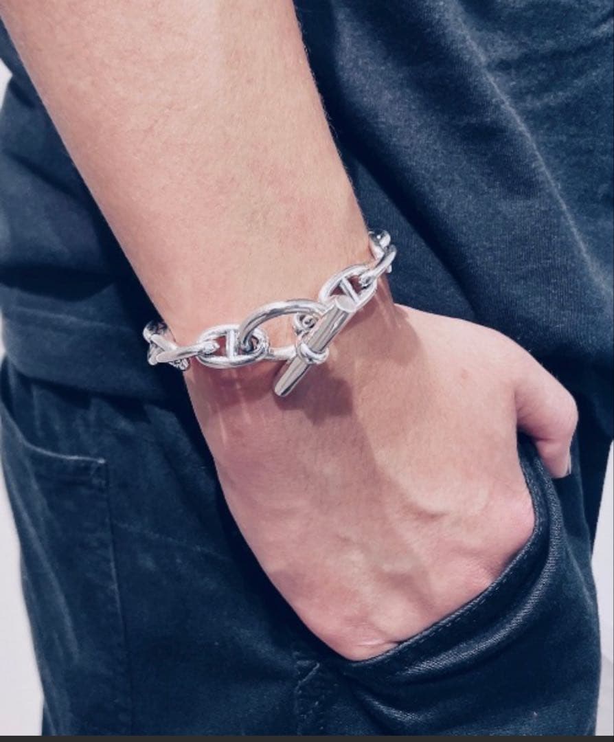 【blatto】925シルバー　重厚感アンカーチェーンデザインブレスレット